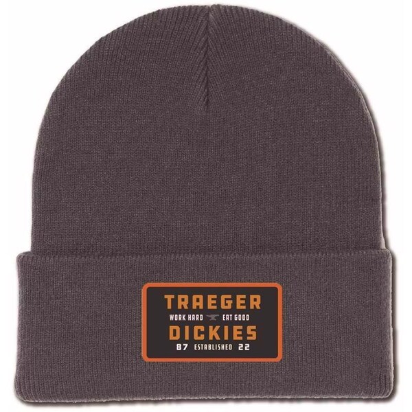 Dickies Dickies Traeger Beanie Heather Gray One Size Fits Most - TRG201HGAL