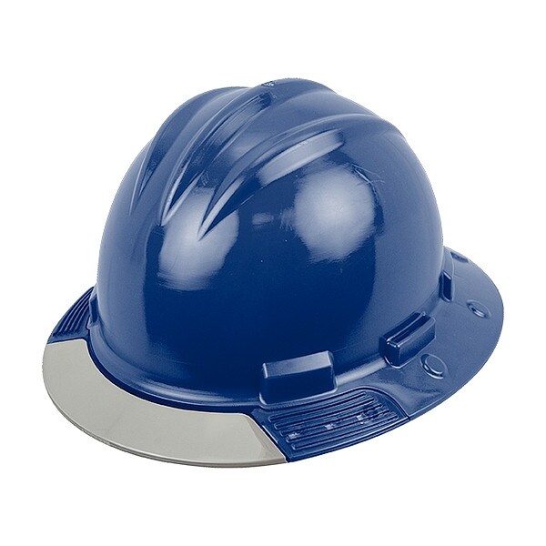 Bullard Full Brim Hard Hat, HDPE, 4 Point Ratchet, Type 1, Class E, Blue - AVNBRGCS
