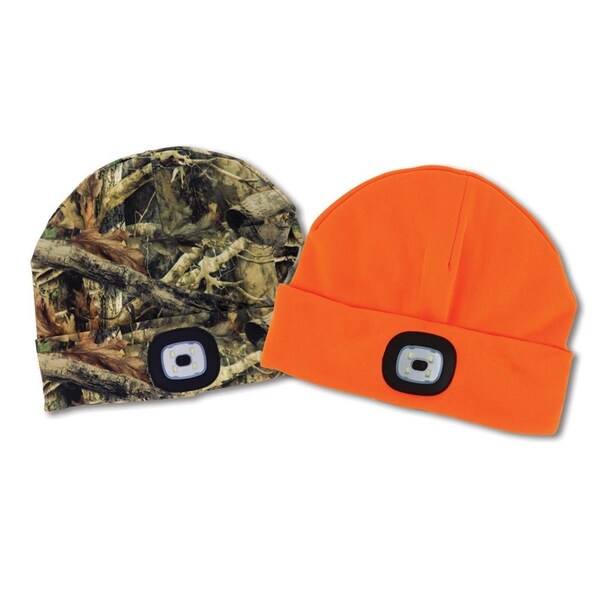 Signed And Sealed Night Scout Rechargeable Sportsman LED Beanie Pom Hat, Assorted Color - SI3236979