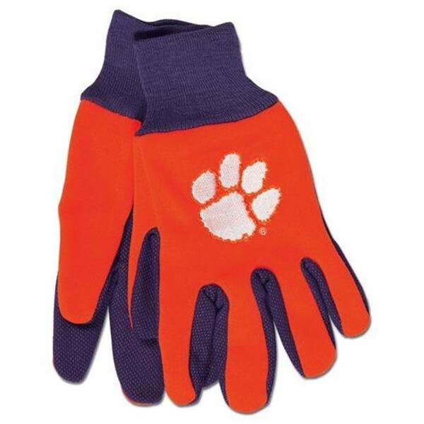 Mcarthur Towels & Sports Clemson Tigers Two Tone Gloves - Adult - 9960695975