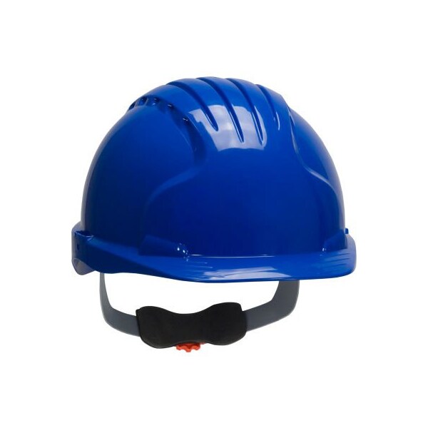 Pip Evolution Deluxe 6151 Cap Style Hard Hat HDPE Shell, 6-Pt Polyester Suspension, Ratchet Adj., Blue - 280-EV6151-50