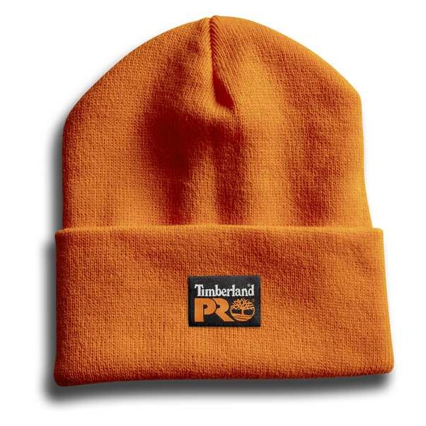 Timberland Pro Watch Cap, PRO Orange, One Size Fits All - TB0A1V98D67