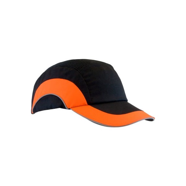 Pip HardCap A1+ Baseball Style Bump Cap HDPE Protective Liner W/Adjustable Back, Hi-Vis Orange - 282-ABR170-18