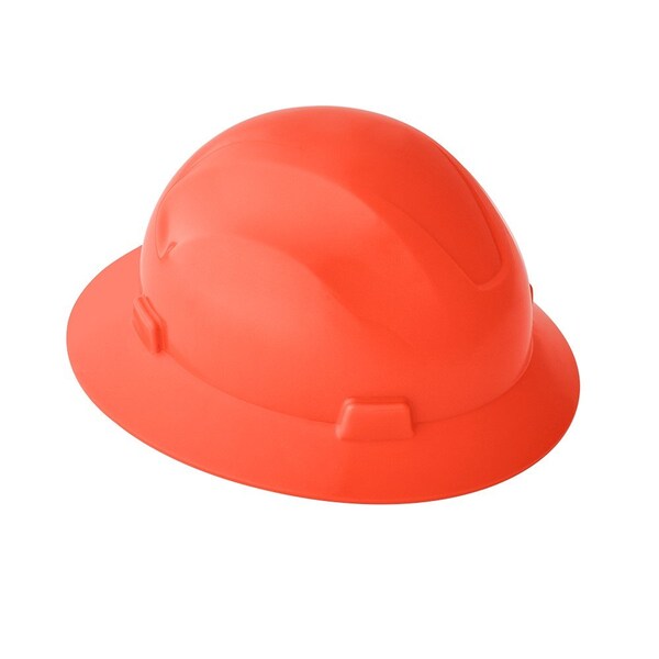Jackson Safety Hard Hat, Advantage, Non-Vented, Full Brim, Hi-Vis Orange - 20805