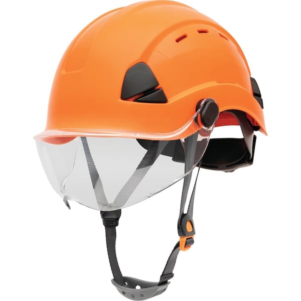 Honeywell Safety Products FM Vented Safety Helmet, Orange - 280-FSH11003