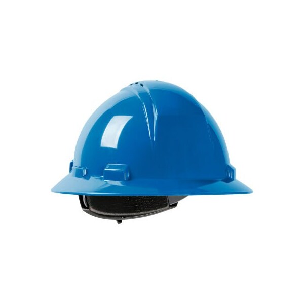 Pip Kilimanjaro Full Brim Hard Hat HDPE Shell, Vented, 4-Pt Suspension, Ratchet Adjustment, Sky Blue - 280-HP641RV-07