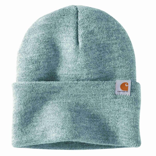 Carhartt Men's AH4597 M Knt Cffd Beanie OS Hats Unassigned Heather Grey - AH4597-M / 104597-HGYOS