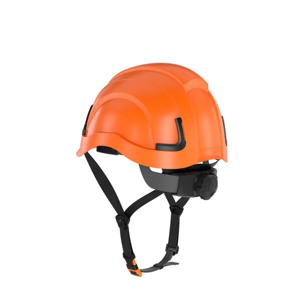 Defender Safety Safety Helmets, H2 Series, Acrylonitrile Butadiene Styrene (ABS), Ratchet, Type 2, Class E, Orange - H2-EH-05