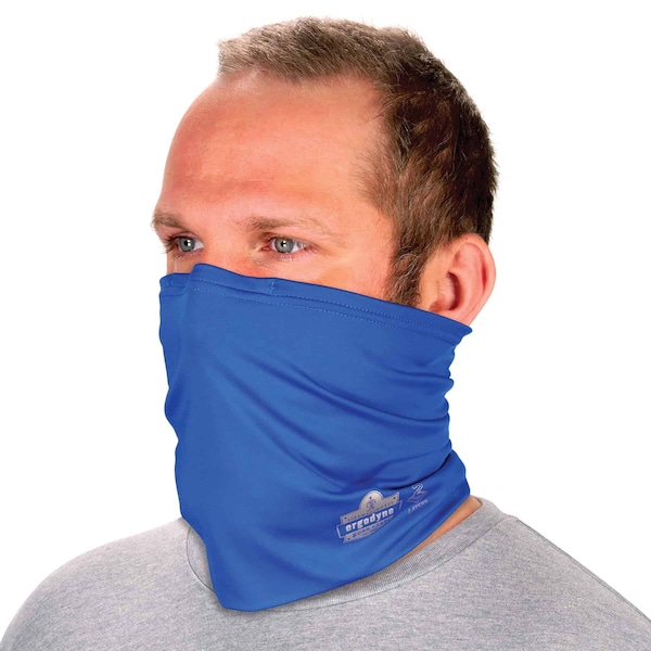 Ergodyne Neck Gaiter 6489, 2 Layer Cooling, Blue, 2XL/3XL - 42153