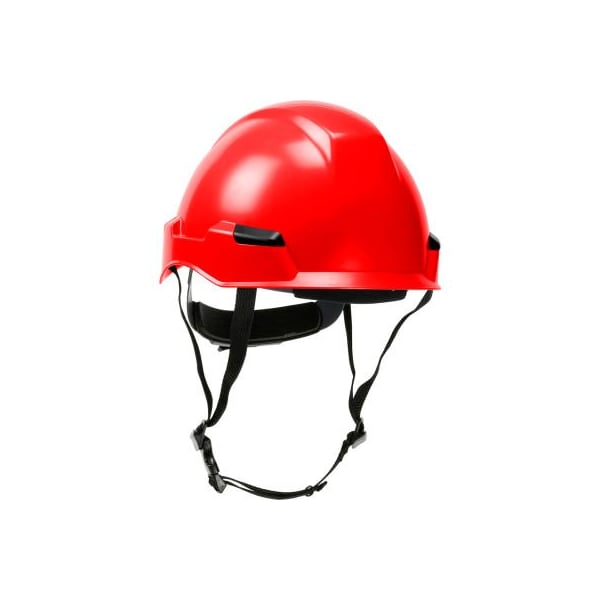 Pip Dynamic Rocky Industrial Climbing Helmet Polycarbonate / ABS Shell, Ratchet Adjustment, Red - 280-HP142R-15