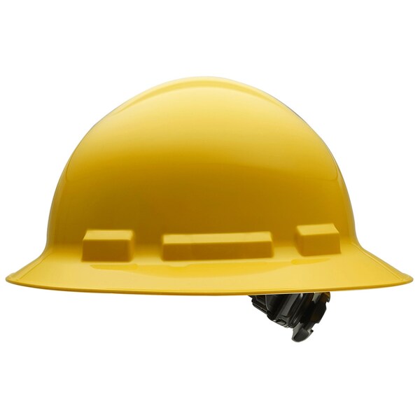 Ironclad Performance Wear Safety Helmet - Full Brim, Class E, 4pt, Yellow - G60201
