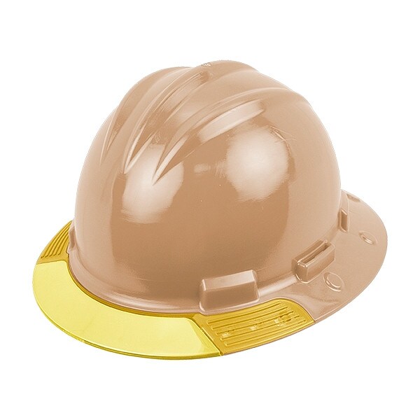 Bullard Full Brim Hard Hat, HDPE, 4 Point Ratchet, Type 1, Class E, Tan - AVTNRCCS