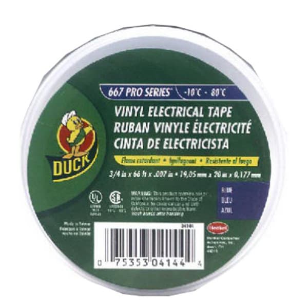 Cinta eléctrica de vinilo azul de 0.75 pulgadas x 66 pies - 896032