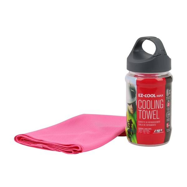 Pip EZ-CoolMax Cooling Towel, Pink - 396-EZ900-PK