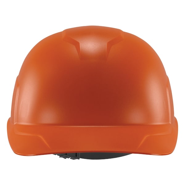 Ergodyne Bump Cap, Short Brim, Polyethylene, Ratchet Suspension, Orange - 8952