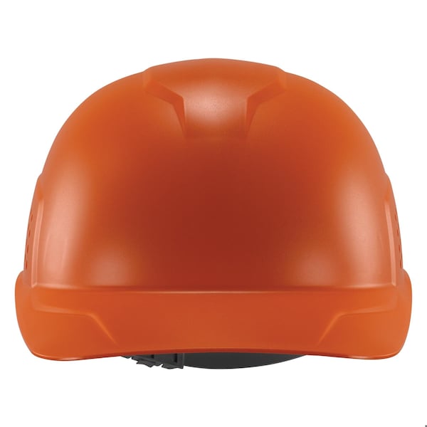 Ergodyne Bump Cap, Short Brim, Polyethylene, Ratchet Suspension, Orange - 8951