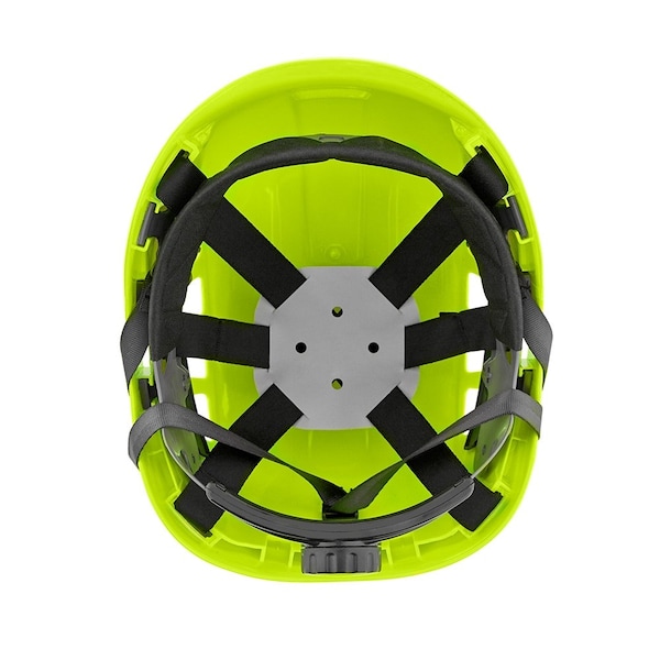 Jackson Safety Climbing Inspired Hard Hat, Rapid Dial, Hi-Viz Green - 20926
