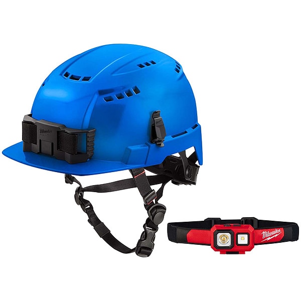 Milwaukee Tool Safety Helmet and Headlamp - 48-73-1324, 2104