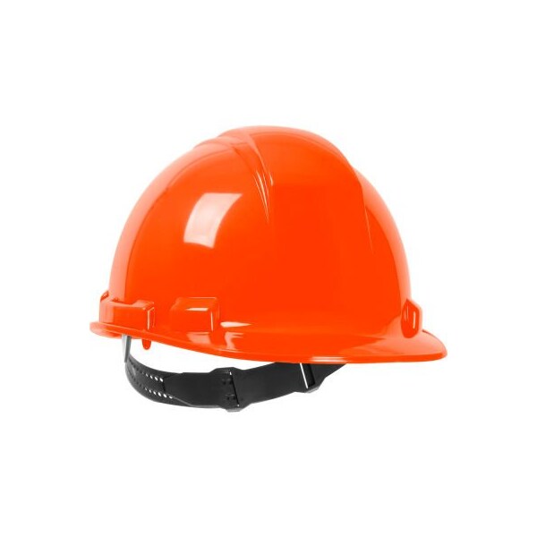 Pip Whistler Cap Style Hard Hat HDPE Shell, 4-Point Textile Suspension and Pin-Lock Adjustment, Orange - 280-HP241-03