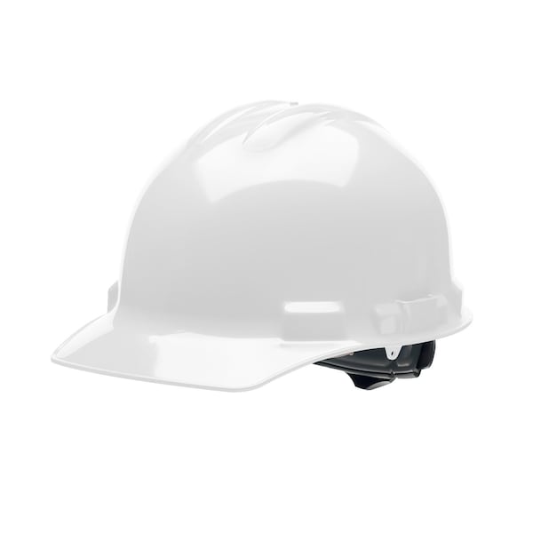Duo Safety Hard Hat, Ratchet, 6 Point, White - H26R1