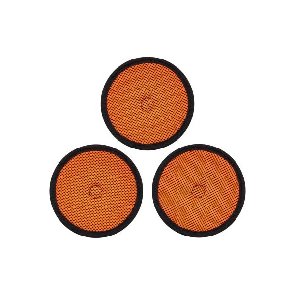 Ergodyne Ergodyne Skullerz 8983 Hard Hat Replacement Top Pad, Orange, 3-Pack - 60193