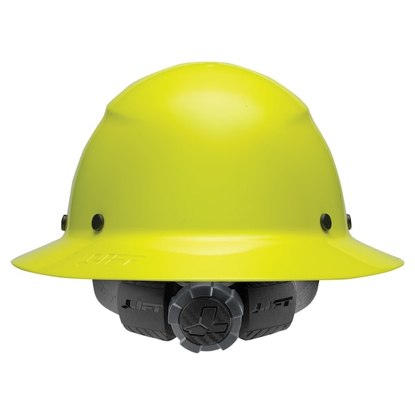 Lift Safety DAX Fiber Resin Full Brim Orange - HDF-18OG