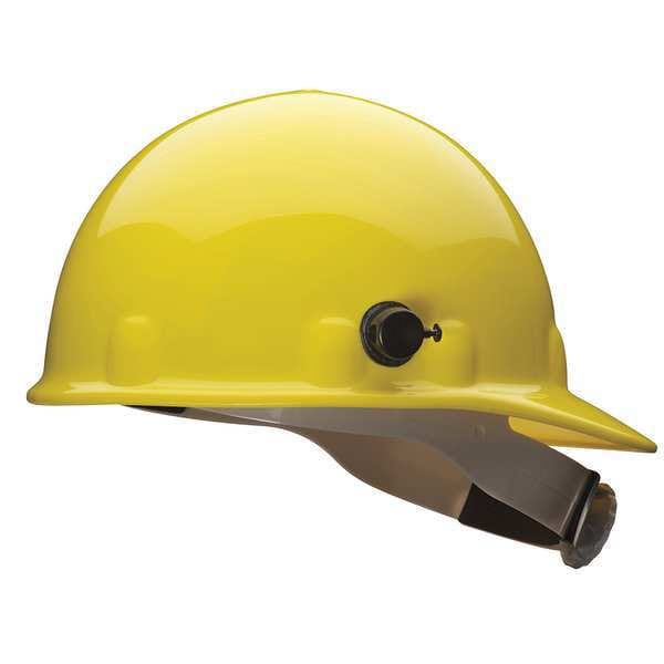 Fibre-Metal By Honeywell Hard Hat, Super Eight E2, Thermoplastic, 8 Point Ratchet, Type 1, Class G, Yellow - E2QRW02A000