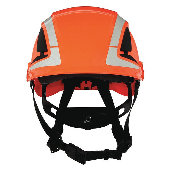 3M Reflective, Non-Vented, Hard Hat, X5000, ABS, 6 Point Ratchet, Type 1, Class E, Orange - X5007X-ANSI