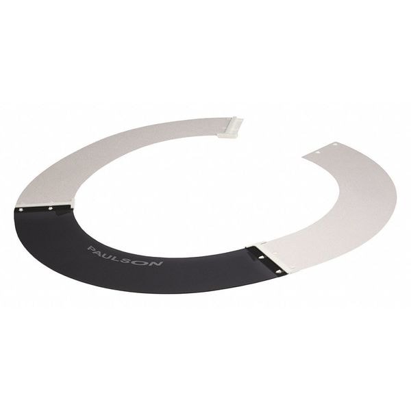Paulson Sun Shield, For Use With MSA TOP-GARDÂ® Full-Brim Hardhat White - A-S4-MT