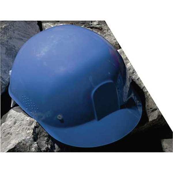 Occunomix Bump Cap, Front Brim, Polyethylene, Pinlock Suspension, Blue, Fits Hat Size One Size Fits Most - V450-02