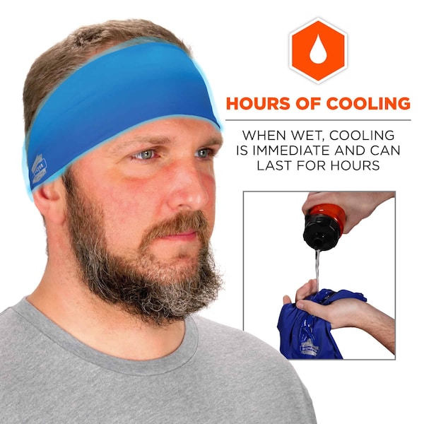 Ergodyne Blue Cooling Headband - 6634