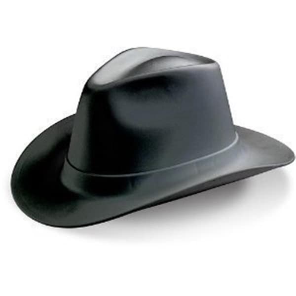 Occunomix Occunomix 561-VCB200-06 Cowboy Hard Hat With Ratchet; Black - 561-VCB200-06