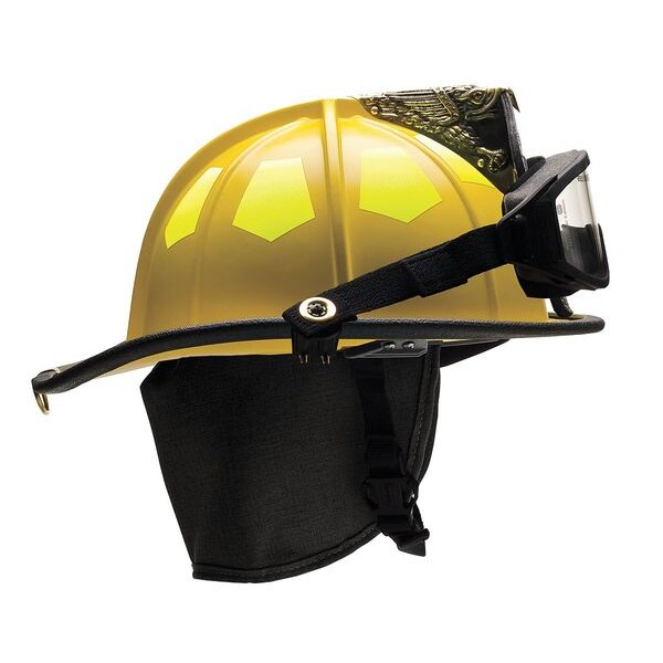 Bullard Fire Helmet, Fiberglass, 6-Point Sure-Lock(R) Ratchet, Yellow, Fits Hat Size 6-1/2 to 8 - UM6YLGIZ2