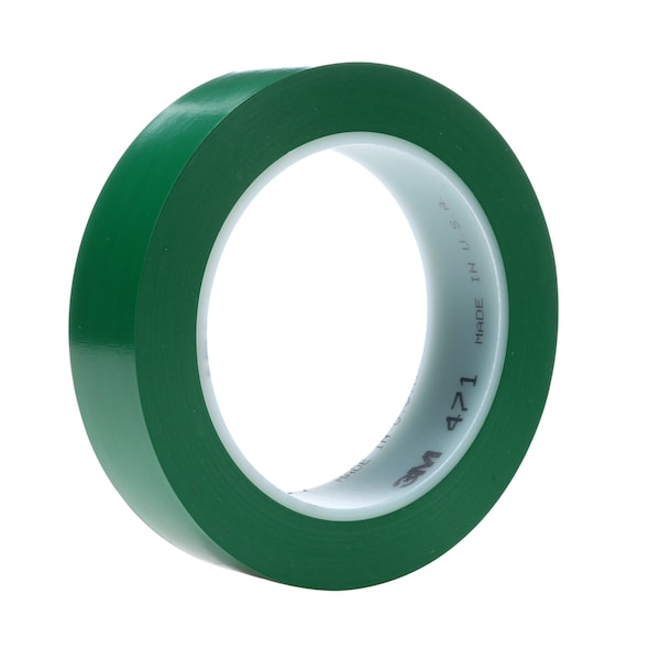 Cinta Vinílica 3M 471, Verde, 1/2"x36, Paquete de 72 - 03143