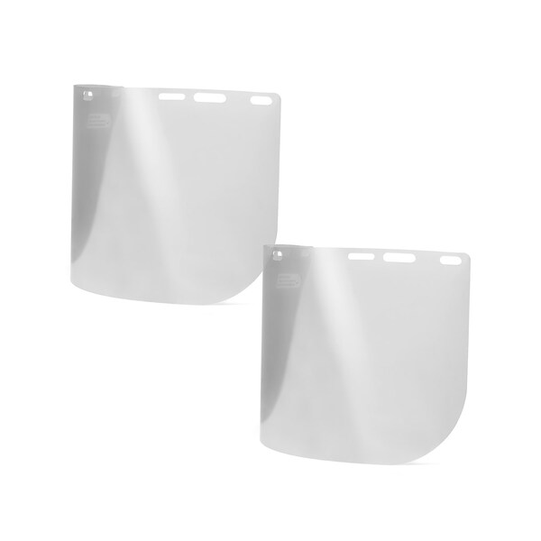 Tr Industrial Clear Visor for Forestry Safety Helmet, 2-pk - TR88011-CVR-2PK