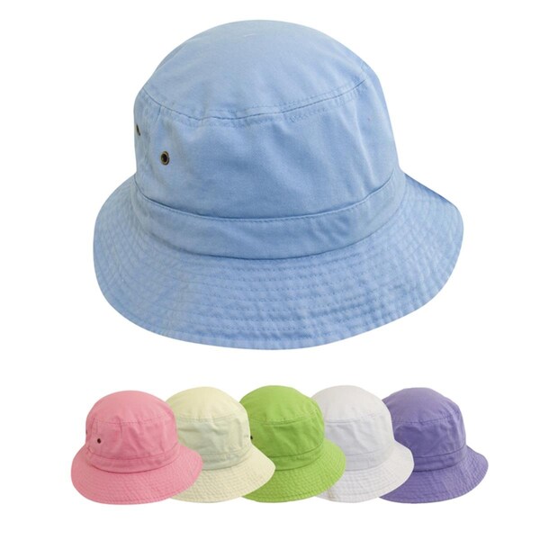 Gardencare Assorted Colors Bucket Hat Kids Cotton, 12PK - GA2738447