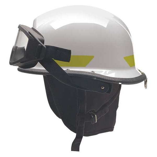 Bullard Fire Helmet, Ultem(R), Standard Sure-Lock(R) Ratchet Headband, White, Fits Hat Size 6-1/2 to 8 - URXWHGFP4