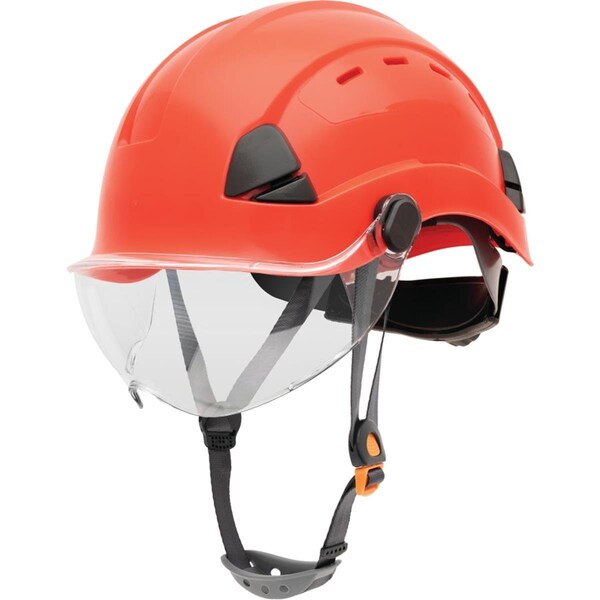 Honeywell Safety Products FM Vented Safety Helmet, Red - 280-FSH11015