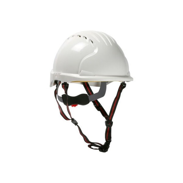 Pip Evo 6151 Ascend Short Brim Safety Helmet HDPE Shell, 4-Pt Chinstrap, 6-Point Suspension, White - 280-EV6151SV-CH-10