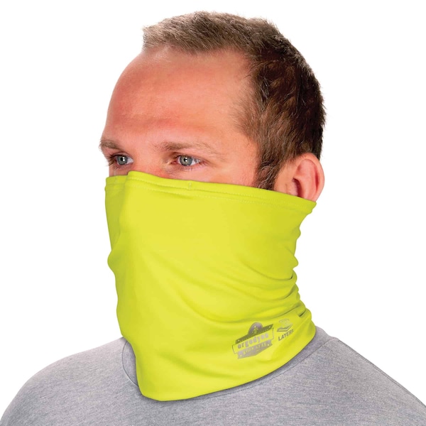 Ergodyne Neck Gaiter 6489, 2 Layer Cooling, Hi-Vis Lime, 2XL/3XL - 42151
