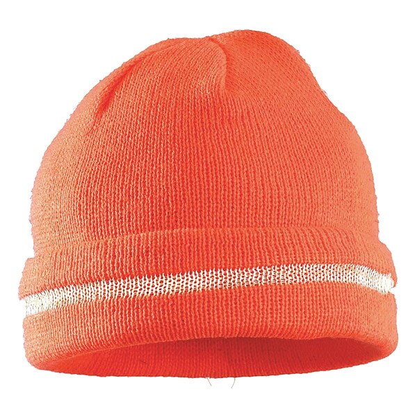 Polar Plus Hi Vis Knit Hat, Reflective Stripe, Yellow - PP-LUC-KCR-Y
