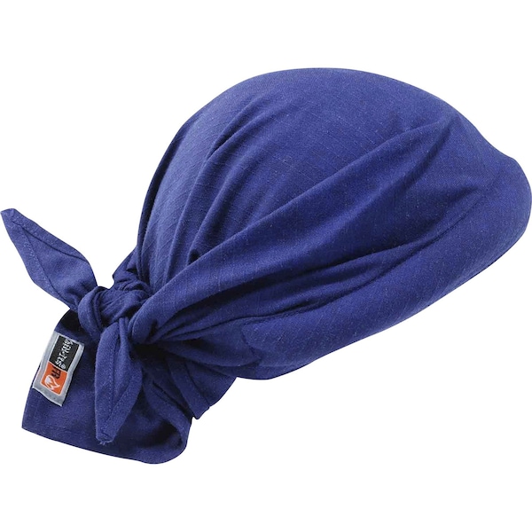 Ergodyne Flame Resistant Cooling Bandana, Blue, Cotton - 6710FR