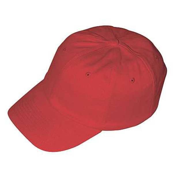 Fibre-Metal By Honeywell Bump Cap, Long Brim Baseball, Inner Shell ABS, Outer Cotton, Hook-and-Loop Suspension, Red - SBC2RD