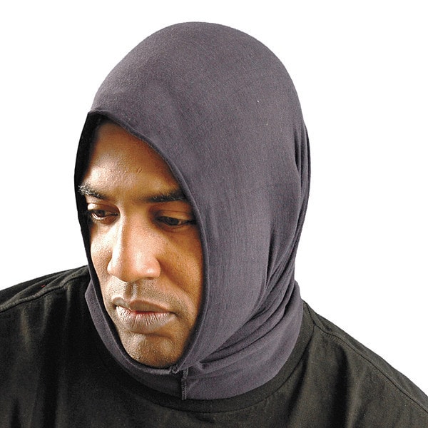 Occunomix Flame Resistant Neck Gaiter, Rib Knit, Navy, One Size - TNG-FR-01