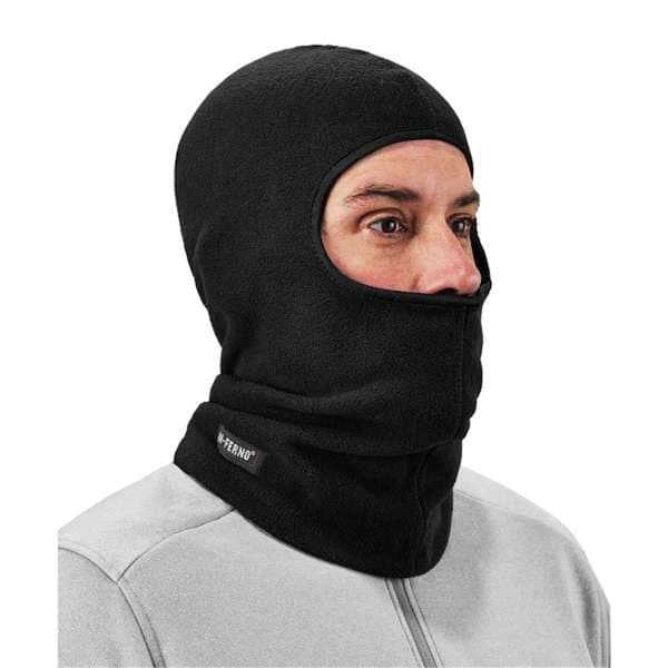 Ergodyne 6821 Black Fleece Balaclava Face Mask - ERG16821