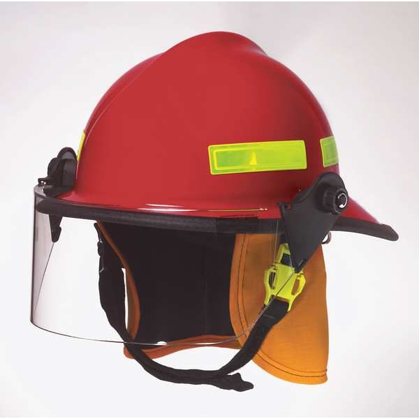 Cairns Fire Helmet, Fiberglass, Ratchet, Yellow, Fits Hat Size 6-3/8 to 8-3/8 , Modern - 660CFSY