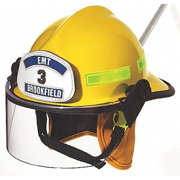 Cairns Fire Helmet, Fiberglass, Ratchet, Yellow, Fits Hat Size 6-3/8 to 8-3/8 , Modern - 660CFSY
