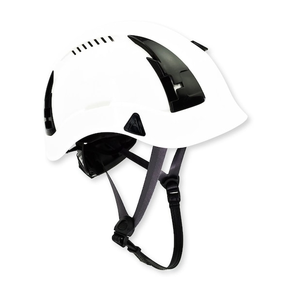 Malta Dynamics Safety Helmet, Acrylonitrile Butadiene Styrene (ABS), Ratchet, White - HTW2000