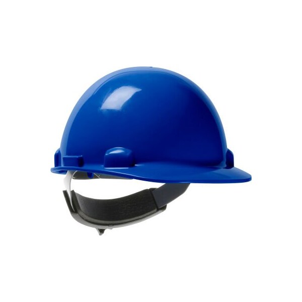 Pip Dynamic Dom Cap Style Dome Hard Hat HDPE Shell, 6-Pt Suspension, Rachet Adjustment, Royal - 280-HP341SR-17