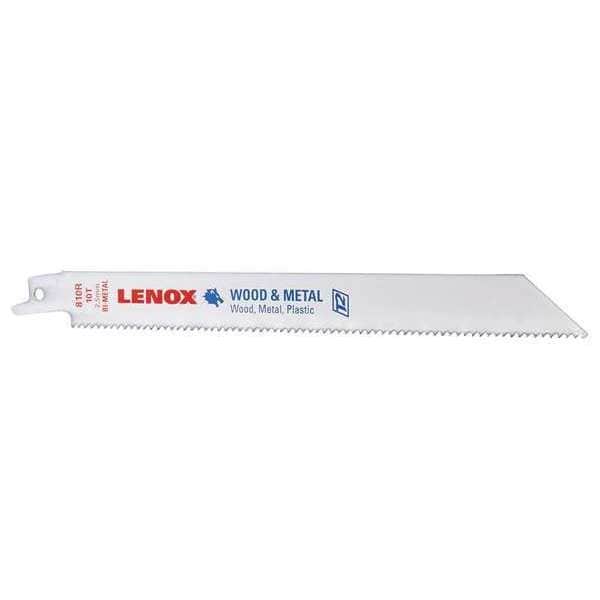 Lenox Recipr Saw Blade, TPI 10, 25 UNT, PK4 - 20590B810R